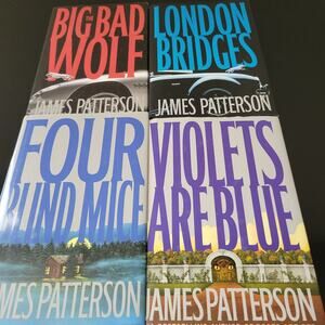 James Patterson Alex Cross Lot 4‎ Hardcover Dust Cover Jacket See list Below.